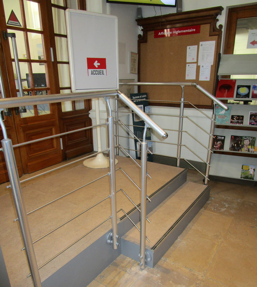 Travaux d'accessibilité de la Mairie de Caudéran à Bordeaux (33)