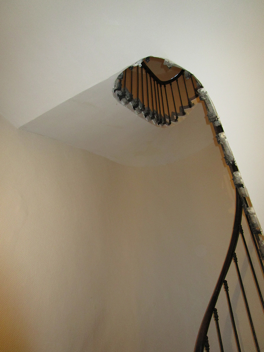 Travaux de rénovation d’un escalier au coeur de Bordeaux (33 - Gironde).